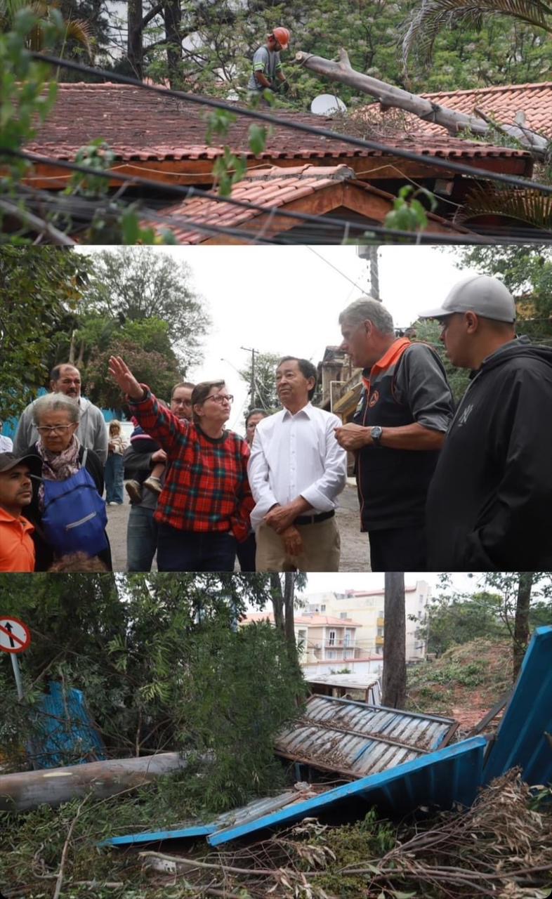 Taboanenses estão mais de 60 horas sem energia e amargam consequências da chuva intensa e vendaval