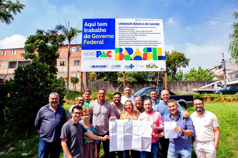 Prefeito Engenheiro Daniel autoriza início das obras da UBS Cerro Largo, em Taboão da Serra