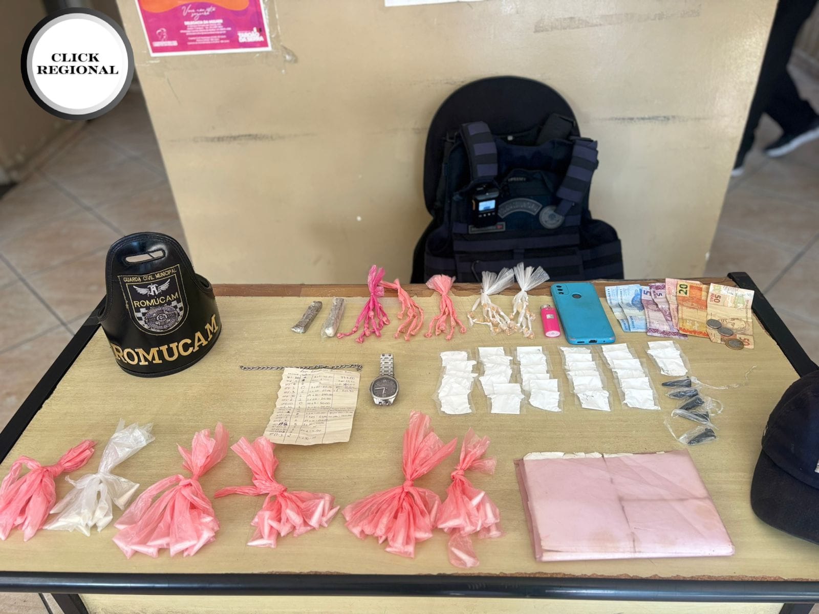 GCM prende dupla por tráfico de drogas no Jardim Freitas Júnior