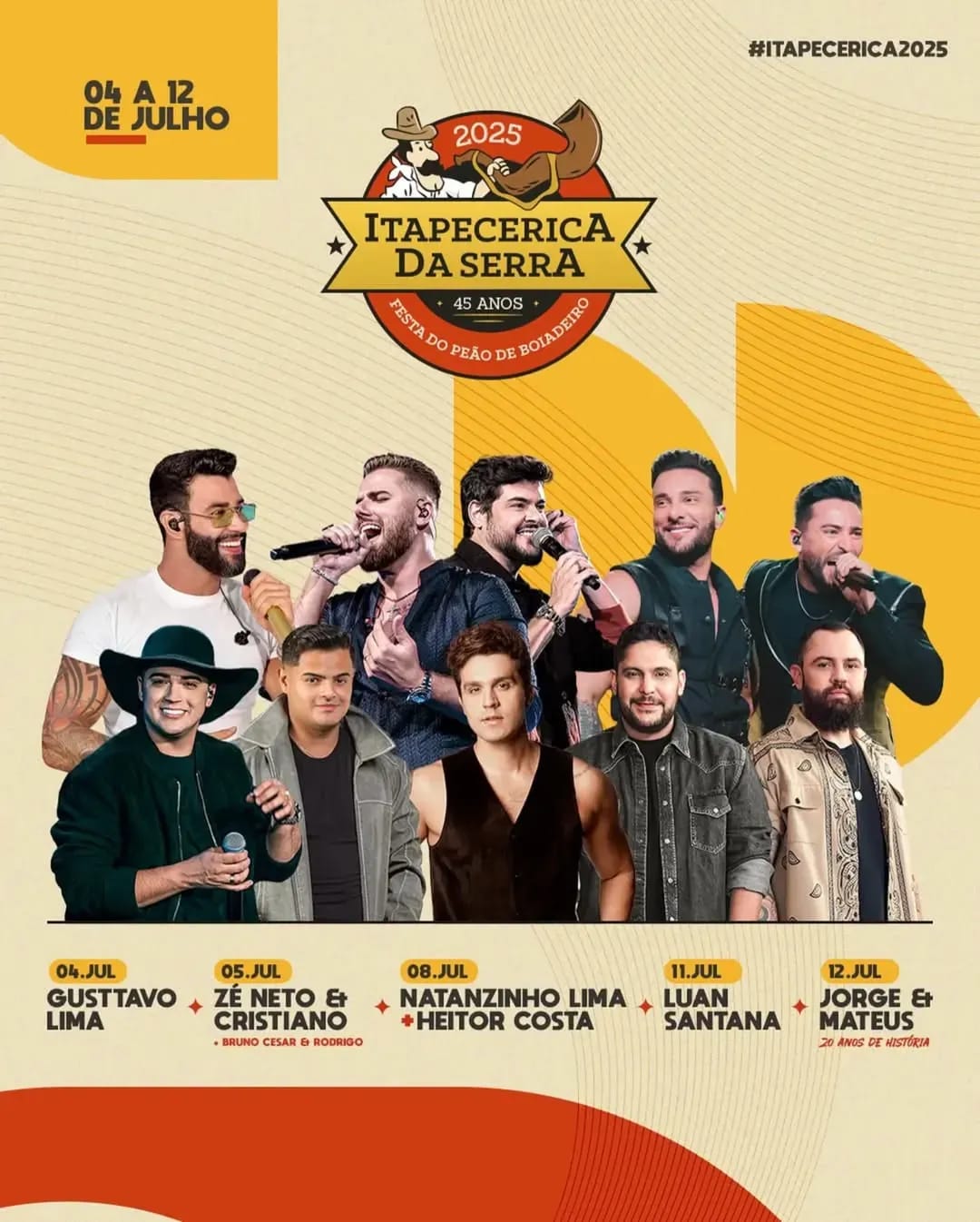 Festa do Peão de Itapecerica da Serra começa nesta sexta com Gusttavo Lima; veja programação completa
