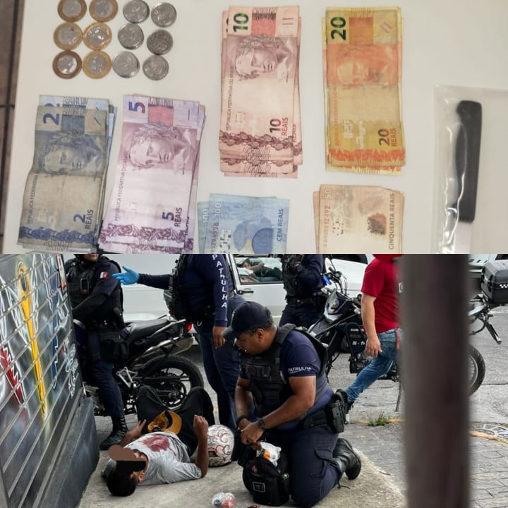 Criminoso é preso após roubo a supermercado e ataques a caixa e motoboys em Taboão da Serra