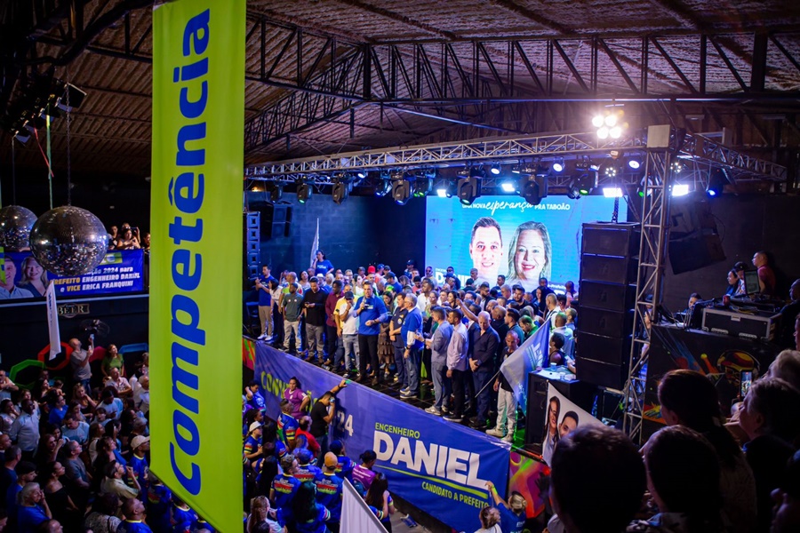 Engenheiro Daniel e Érica Franquini são oficializados candidatos a prefeito e vice em Taboão da Serra 