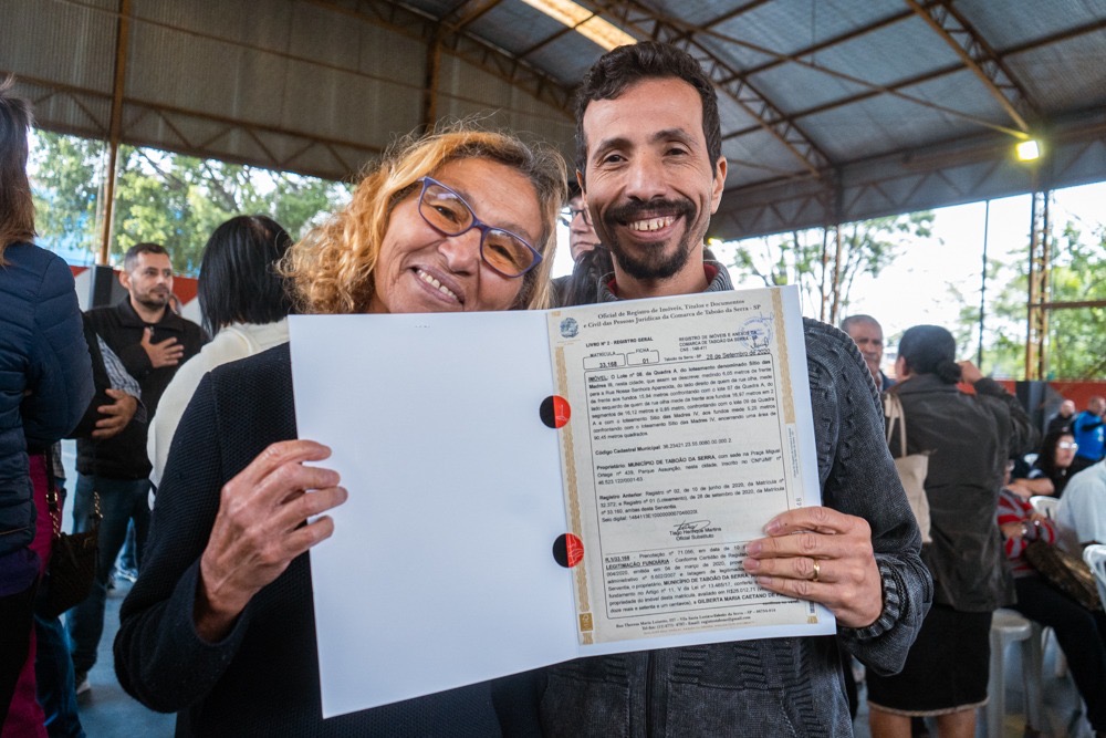 Mais de 5 mil imóveis foram regularizados pela Prefeitura de Taboão da Serra
